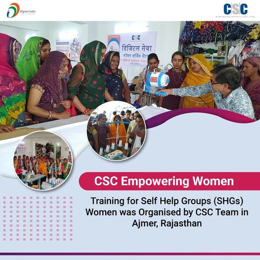 CSC Empowering Women…
 Training for Self Help Groups (SHGs) Women was Organise…