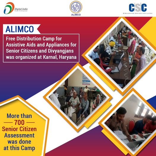 ALIMCO Free Distribution Camp for Assistive Aids and Appliances for Senior Citiz…
