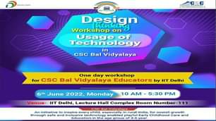 Design Thinking Workshop on Usage of Technology in CSC Bal Vidyalaya…
 A one…