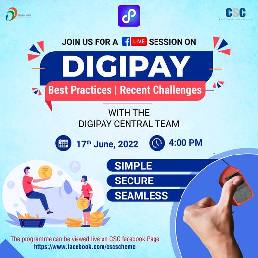 A Session on #DigiPay’s Best Practices and Recent Challenges…
 Join us LIVE on…