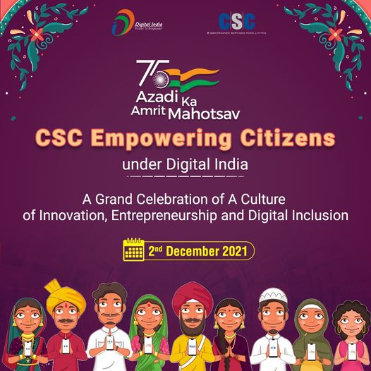 We at CSC take pride in celebrating the iconic day of #AmritMahotsav…
 CSC Emp…