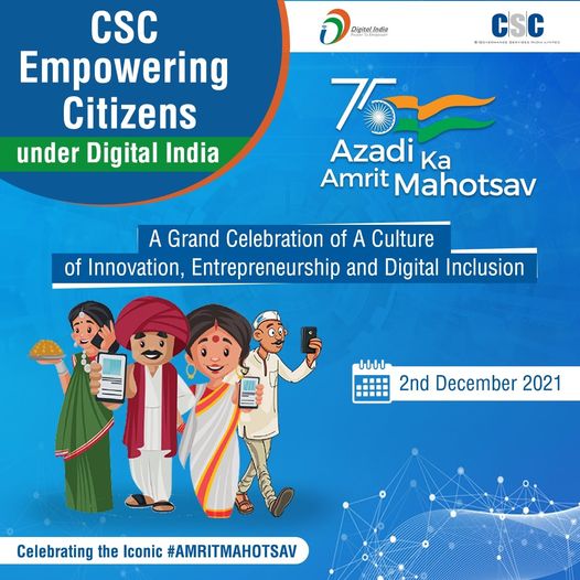 We at CSC take pride in celebrating the iconic day of #AmritMahotsav…
 CSC Emp…