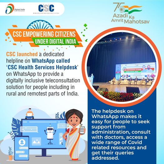 CSC Empowering Citizens Under #DigitalIndia…

CSC launched a dedicated helplin…