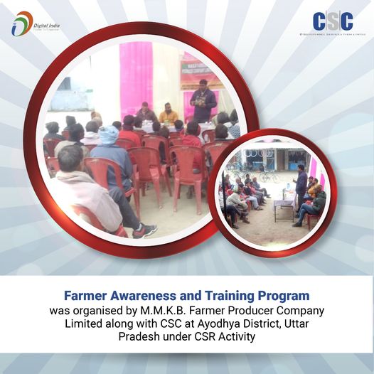 Farmer Awareness and Training Program was organised by M.M.K.B. Farmer Producer …