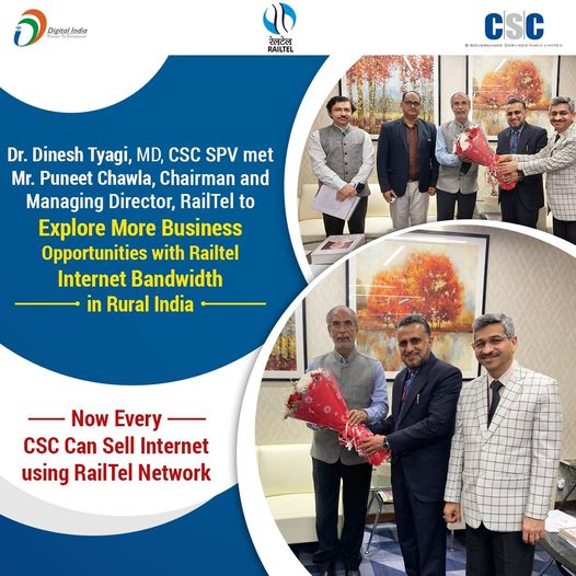 Dr. Dinesh Tyagi, MD, CSC SPV met Mr. Puneet Chawla, Chairman and Managing Direc…