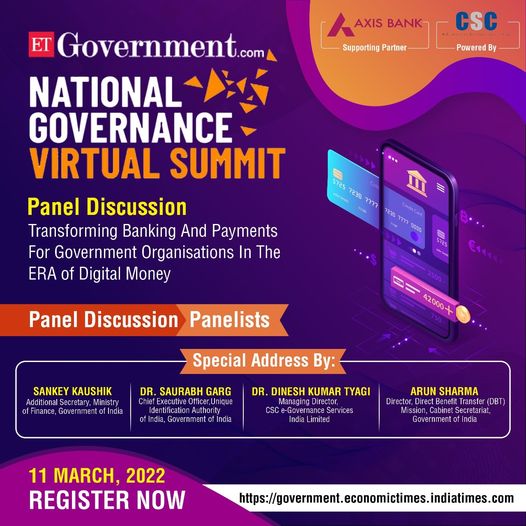 National Governance Virtual Summit…
 TRANSFORMING BANKING AND PAYMENTS FOR GOV…