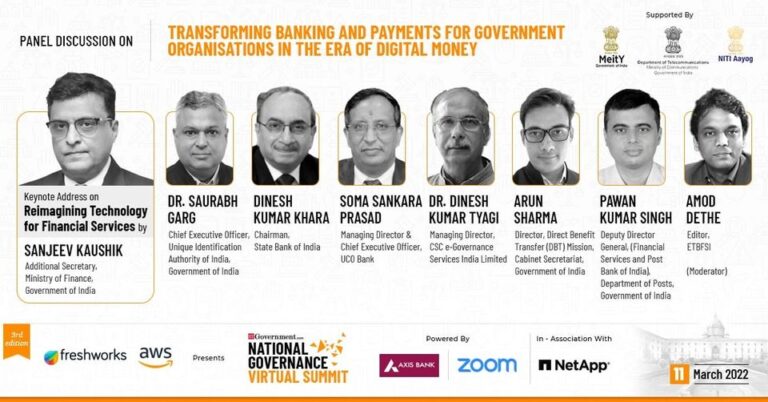 National Governance Virtual Summit…
 TRANSFORMING BANKING AND PAYMENTS FOR GOV…