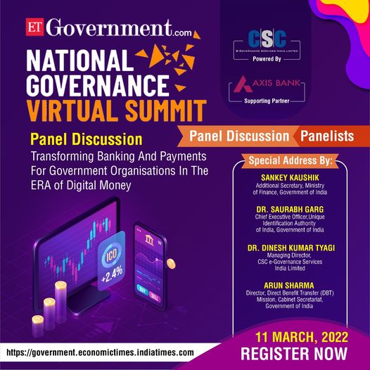 National Governance Virtual Summit…
 TRANSFORMING BANKING AND PAYMENTS FOR GOV…