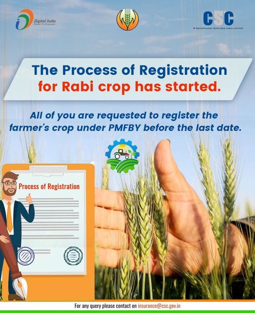 Great News!!
 The Process of Registration for Rabi Crop has Started…
 All of y…