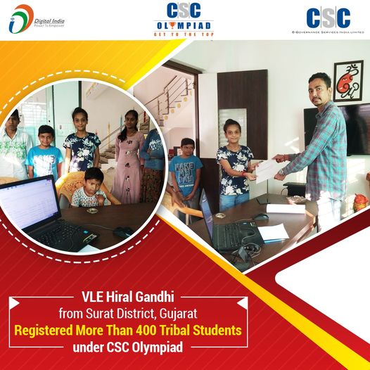 VLE Hiral Gandhi from Surat District, Gujarat Registered More Than 400 Tribal St…