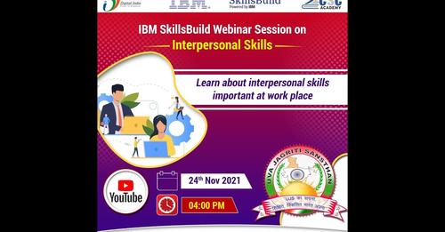 IBM SkillBuild Webinar Session on Interpersonal Skills