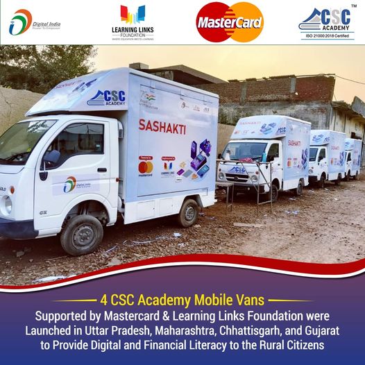 4 CSC Academy Mobile Vans Supported by Mastercard & Learning Links Foundatio…