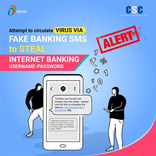 Cyber Security Awareness…
 Beware of Attempts to circulate “Virus” VIA Fake Ba…