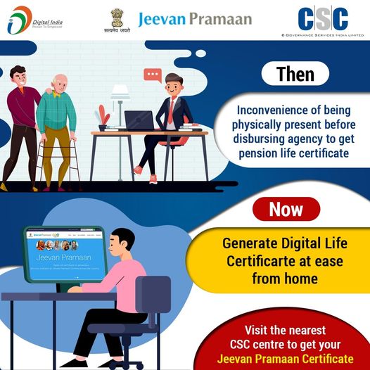 With #JeevanPramaan, our senior citizens are able to generate Digital Life Certi…