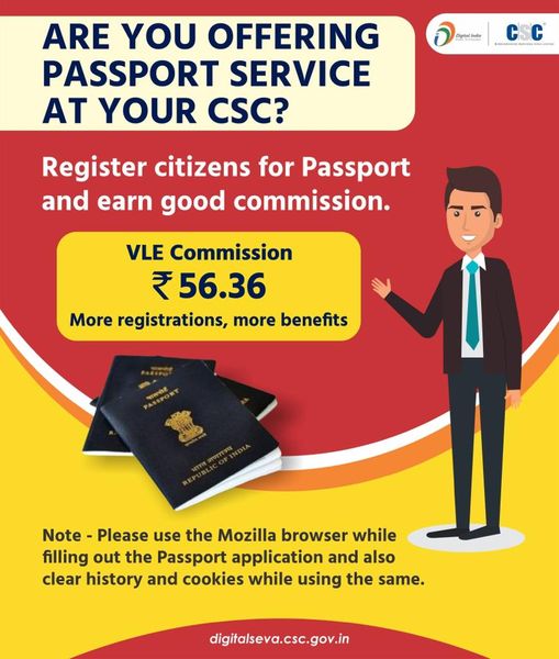ARE YOU OFFERING PASSPORT SERVICE AT YOUR CSC?
 Register citizens for Passport a…