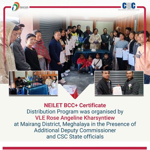 NEILET BCC+ Certificate Distribution Program was organized by VLE Rose Angeline …