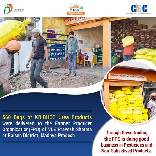 560 Bags of #KRIBHCO Urea Products were delivered to the Farmer Producer Organiz…