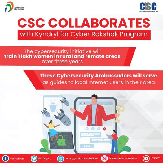 CSC and Kyndryl have collaborated for Cyber Rakshak Program. The cybersecurity i…