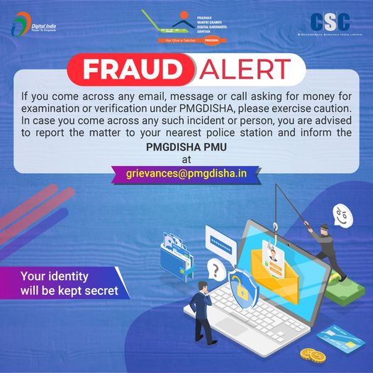 Fraud Alert!!

If you come across any email, message or call asking for money fo…