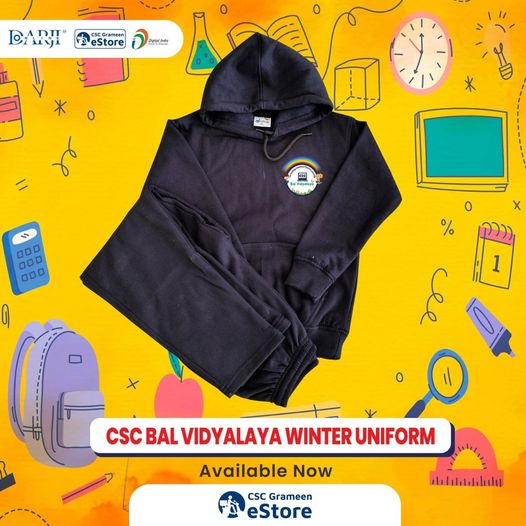 Great News!!
 CSC Bal Vidyalaya Winter Uniform is now Available on CSC Grameen e…