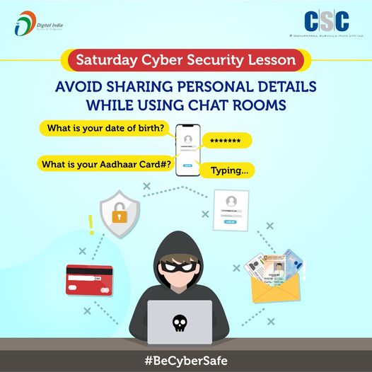 Saturday CyberSecurity Lesson!!
 Never share your personal details anywhere with…