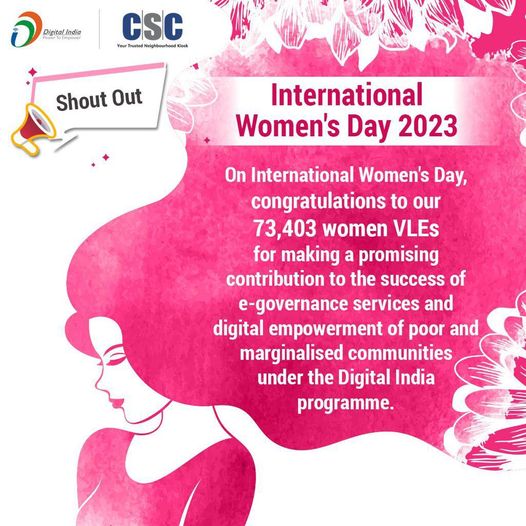 On International Women’s Day, shout out to our women VLEs for making a promising…