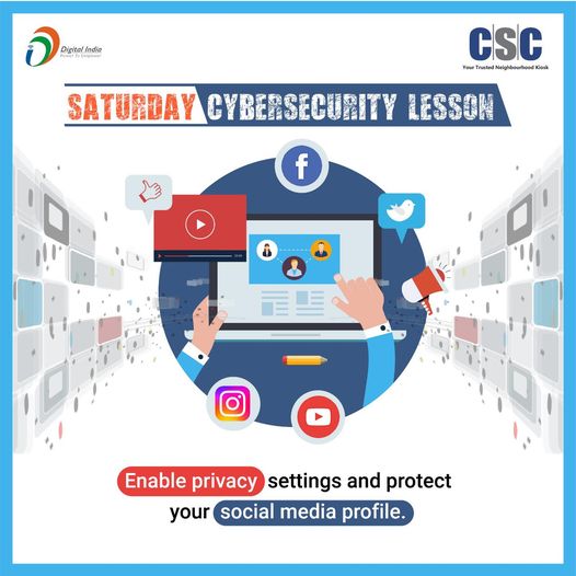 Saturday Cybersecurity Lesson!
 Privacy settings help you indicate whether or no…