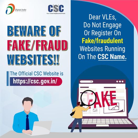 Beware of fake/ fraud websites running in CSC’s name! Please do not engage or re…