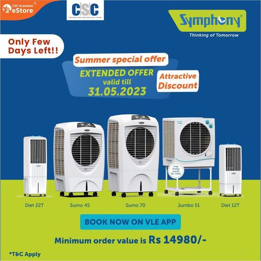 Only few days left for Summer special offer to end!
 Attractive discounts on Sym…