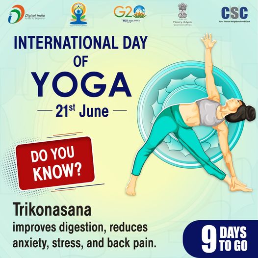 9️⃣ Days to go for the big celebration of #IDY2023! Let’s make ‘Ha…