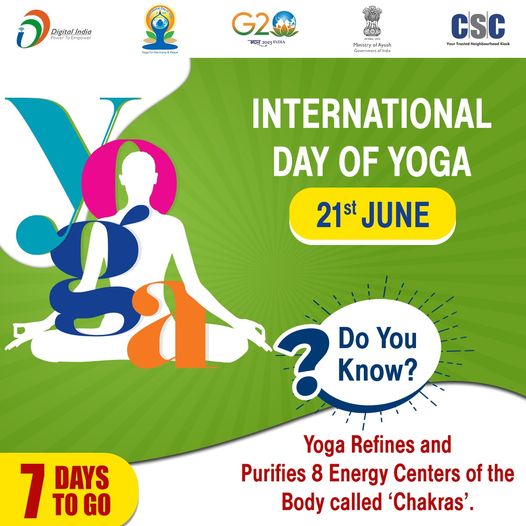 Just 7️⃣ Days to go for the big celebration of #IDY2023. “Exhale s…