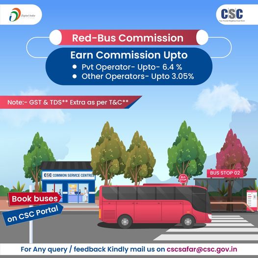 CSC Bus Service is an amazing way for CSC VLEs to generate a lucrative income.
 …