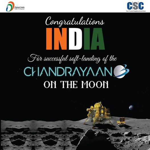 India’s Tricolor  is flying high on the Moon!! Congratulations to all the ISRO s…