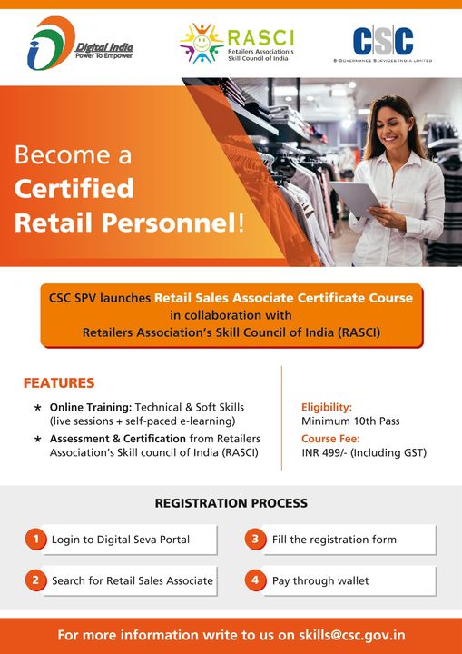 Become a Certified Retail Personnel!!

#CSC SPV has launched the Retail Sales As…