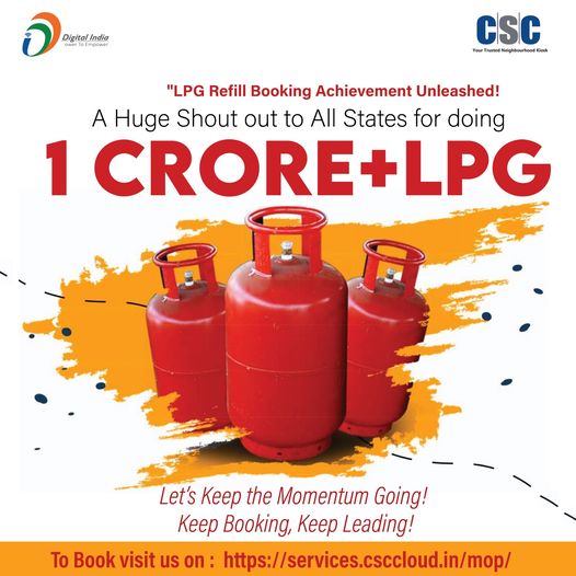 LPG Refill Booking Achievement Unleashed!
 A Huge Shout out to all States for do…