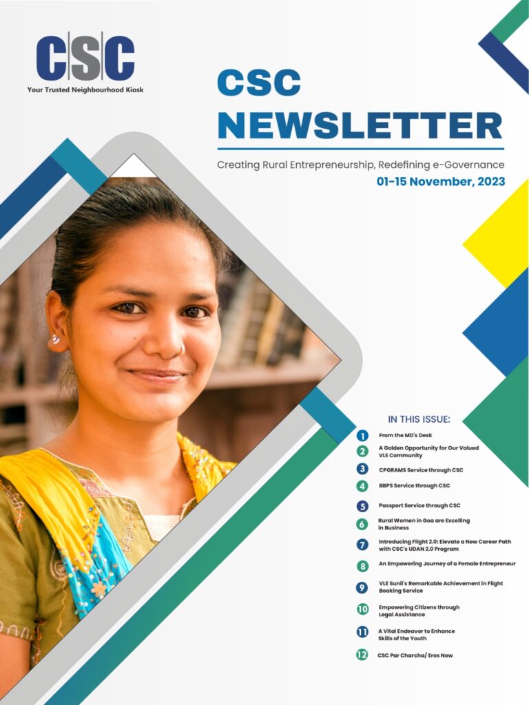 Dear readers, we are happy to bring to you the first-fortnight issue of November…