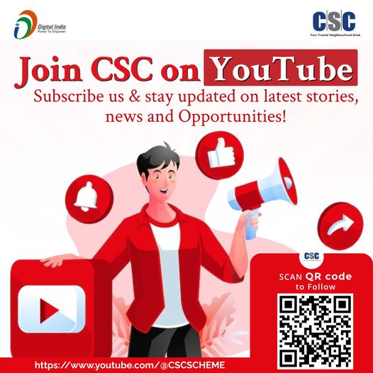 Join #CSC on YouTube…
 Subscribe to us & stay updated on the latest storie…