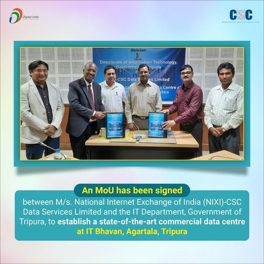 An MoU has been signed between M/s. National Internet Exchange of India (NIXI)-C…