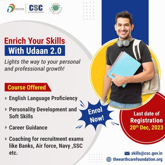 Enrich your Skills with Udaan 2.0…

LIGHTS THE WAY TO YOUR PERSONAL AND PROFES…