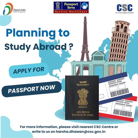 Planning to Study Abroad But Don’t Have a Passport?
 Apply for #Passport Now 
 V…