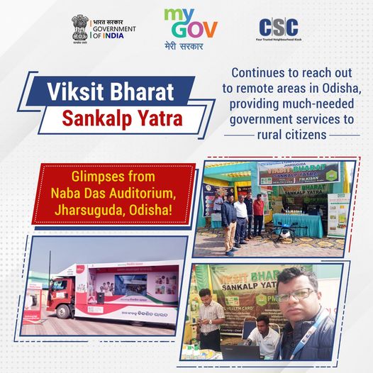 Viksit Bharat Sankalp Yatra continues to reach out to remote areas in Odisha, pr…