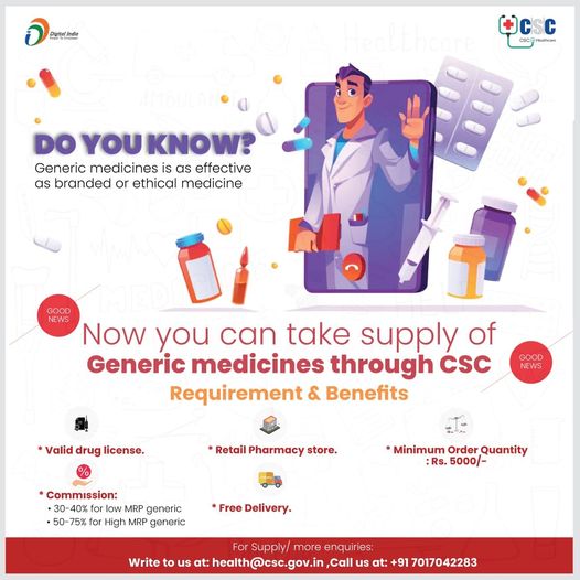 DO YOU KNOW?
 Generic Medicines are as Effective as Branded or Ethical Medicines…