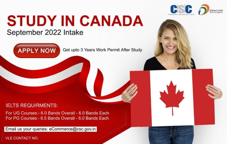 Want to Study in Canada?
 Apply now through #CSC and get upto 3 Years permit aft…