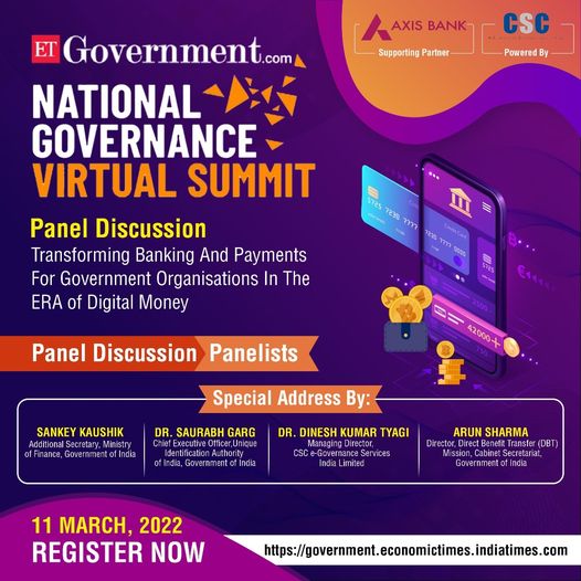 National Governance Virtual Summit…
 TRANSFORMING BANKING AND PAYMENTS FOR GOV…