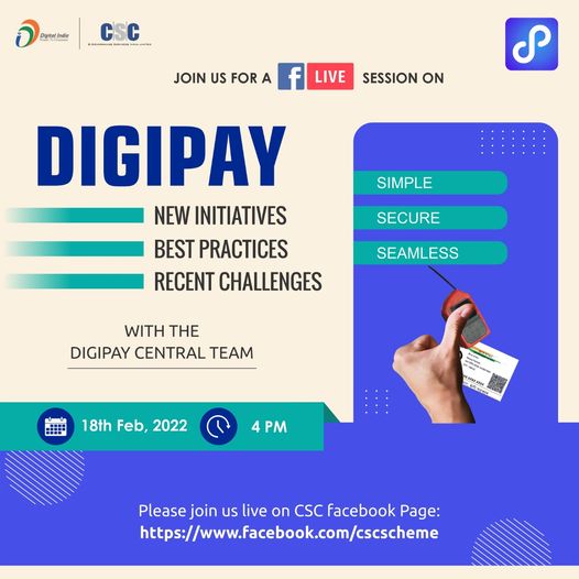 Join us for the Session on #DigiPay(New Initiatives, Best Practices & Recent…