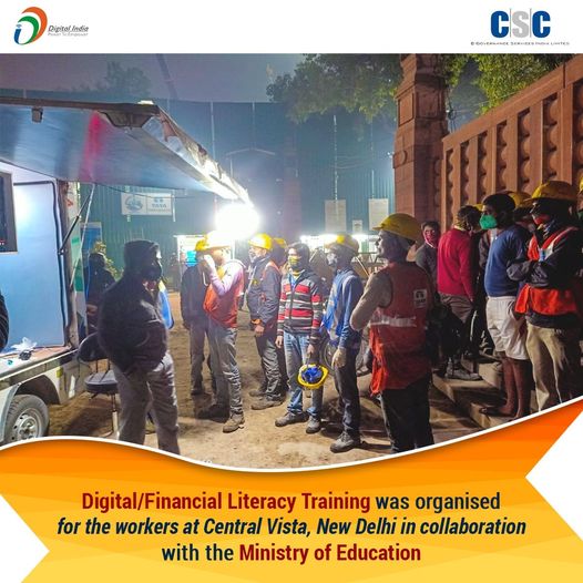 Digital/Financial Literacy Training was organised for the workers at Central Vis…
