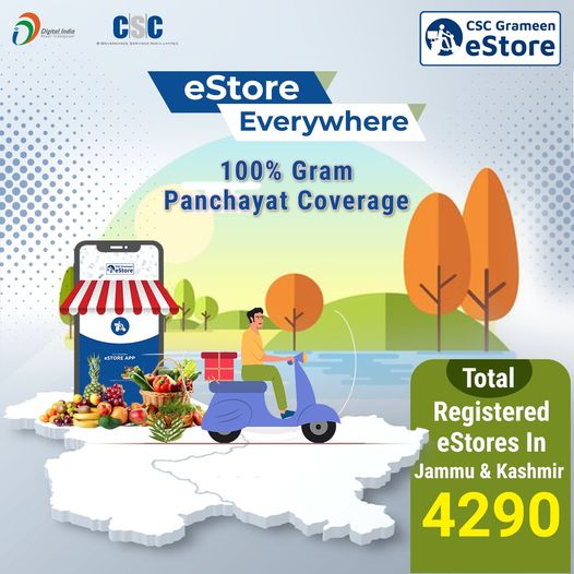 CSC Grameen eStore Everywhere…
 Congratulations, 100% Gram Panchayat Coverage …
