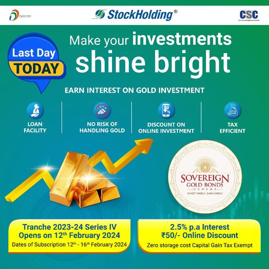 Make your Investments Shine bright…

Earn Interest on Gold Investment…

– 2….