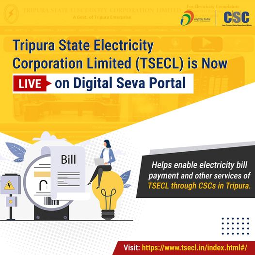 Tripura State Electricity Corporation Limited (TSECL) is Now LIVE on Digital Sev…