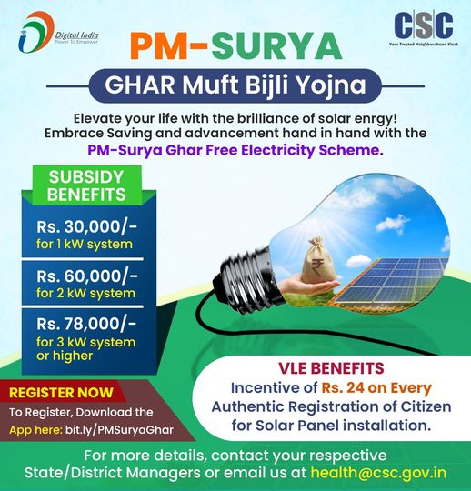 Embrace the brilliance of solar energy and elevate your life with #PMSuryaGharYo…